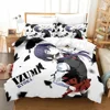 Anime Dazai Bungo Stray Dogs Bedding Set Boys Girls Twin Queen Size Duvet Cover Pillowcase Bed Kids Adult Home Textileextile 6