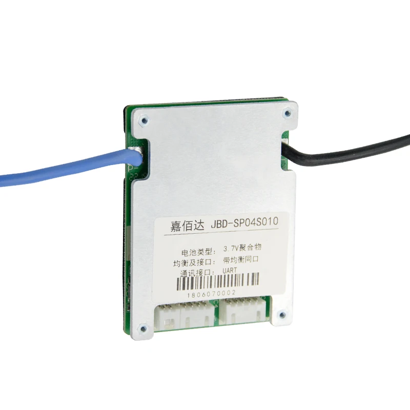 JBD Smart Bms Lifepo4 BMS 4S For Lithium Battery With Bluetooth 20A 30A 25A Same Port Temp Sensors UART RS485  Balance Board
