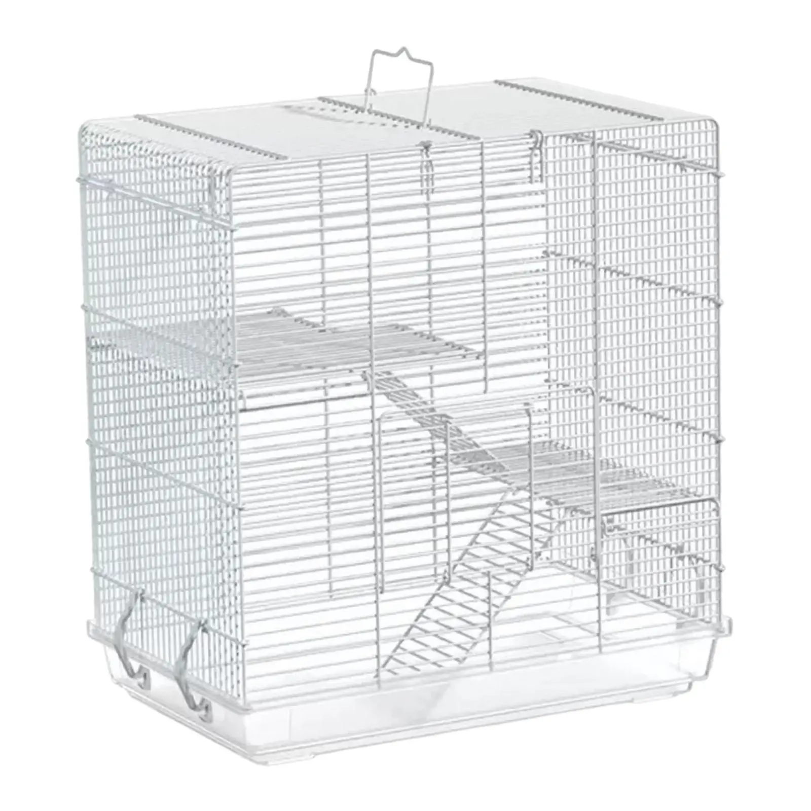 Bird Cage with Removable Bottom Tray Pet Supplies Decor with Handle Parrot Cage