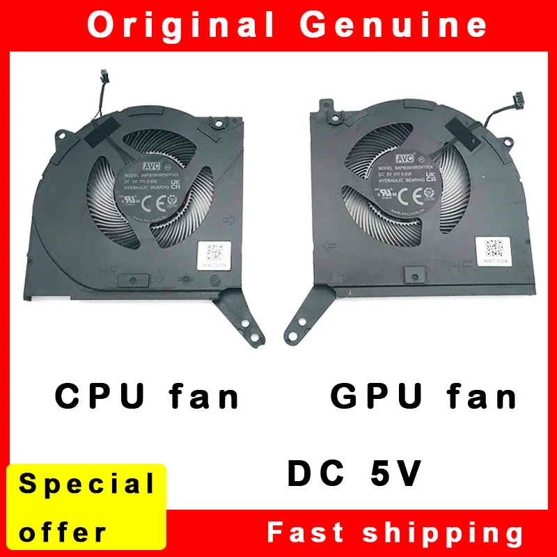 New Laptop CPU GPU Cooling Fan Cooler for Lenovo Legion Y7000P IAH7 R7000P ARH7 BAPB0809R5HY004 BAPB0809R5HY003 DC 5V 0.5A