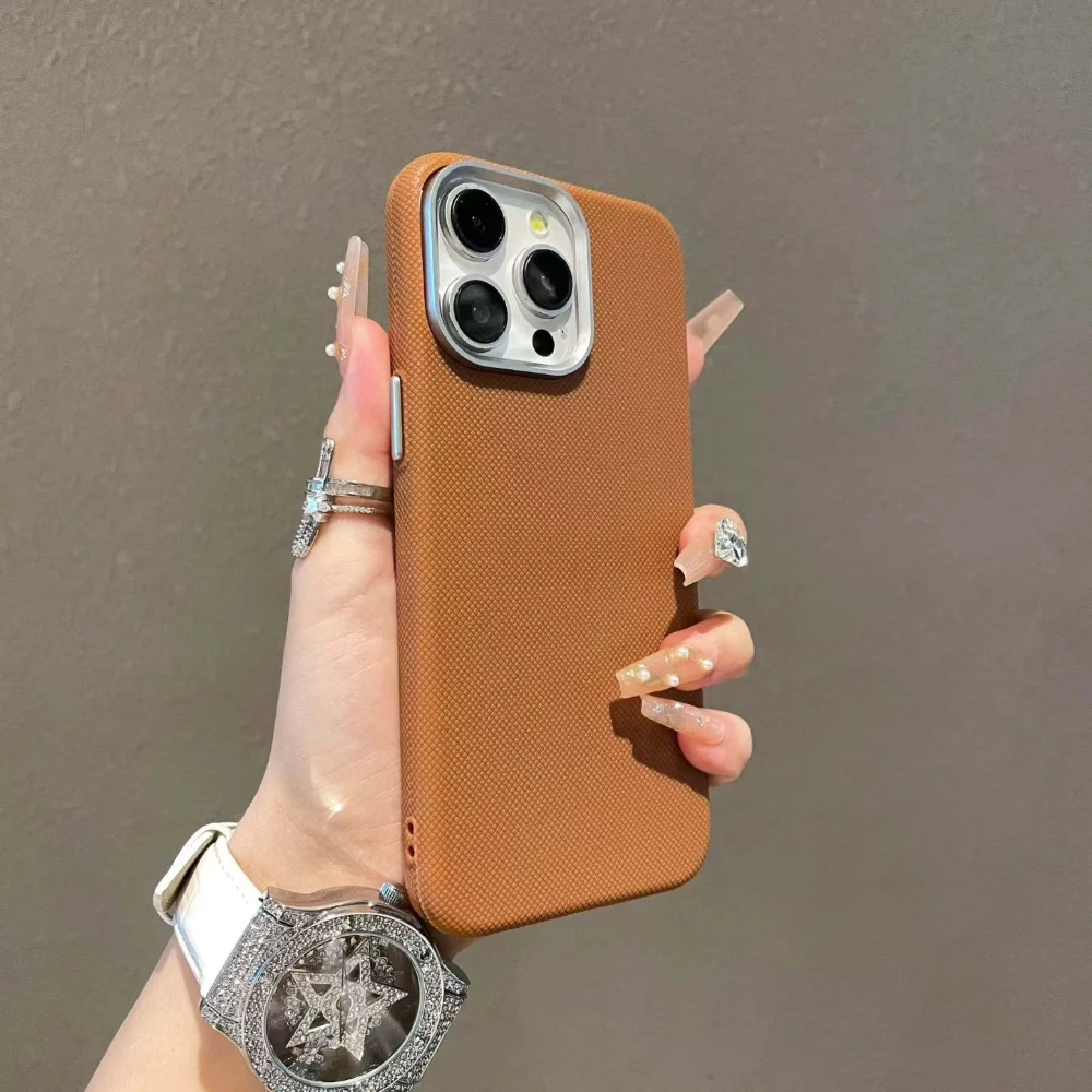 Leather Shockproof Magnetic Phone Case - Luxury Technology Design