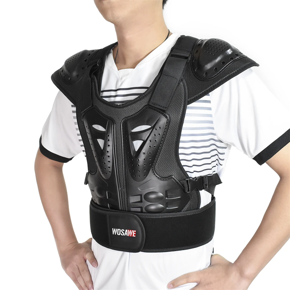 Motocross Jacket Armor Protective Set Back Protector Motorcycle Body Armor Guard Racing Moto Protective Gear Adult WOSAWE