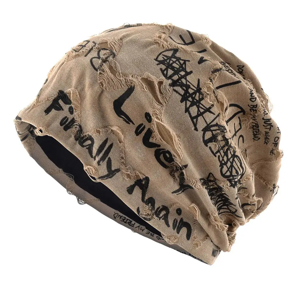 Mode Pullover Kurze Krempe Stapeln Hut frauen Persönlichkeit Großen Kopf Dünne Skullies Beanie Cap Baggy Kopf Hut Casual Beanies hut – Detail 34