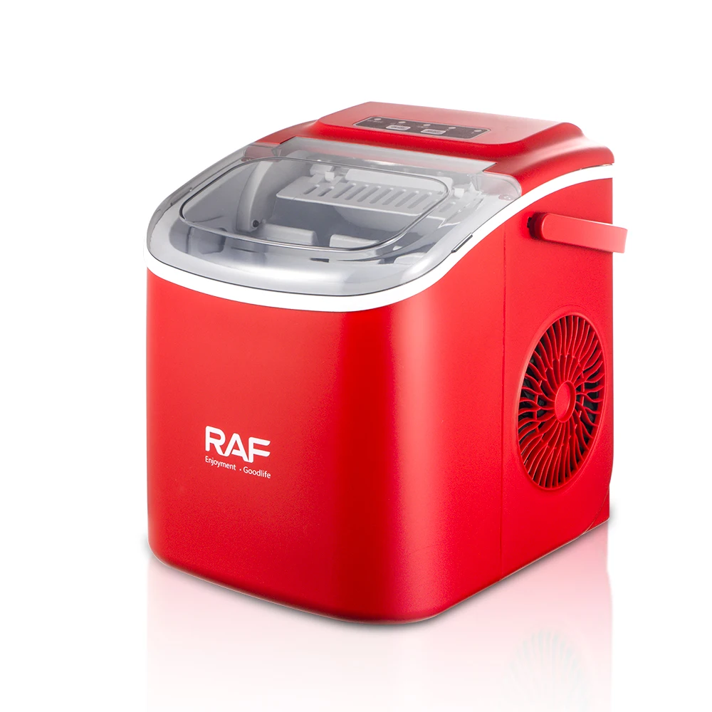 RAF Countertop Electric Ice Maker Machine for Home Office Parties-Bullet Ice with Scoop and Basket New Design