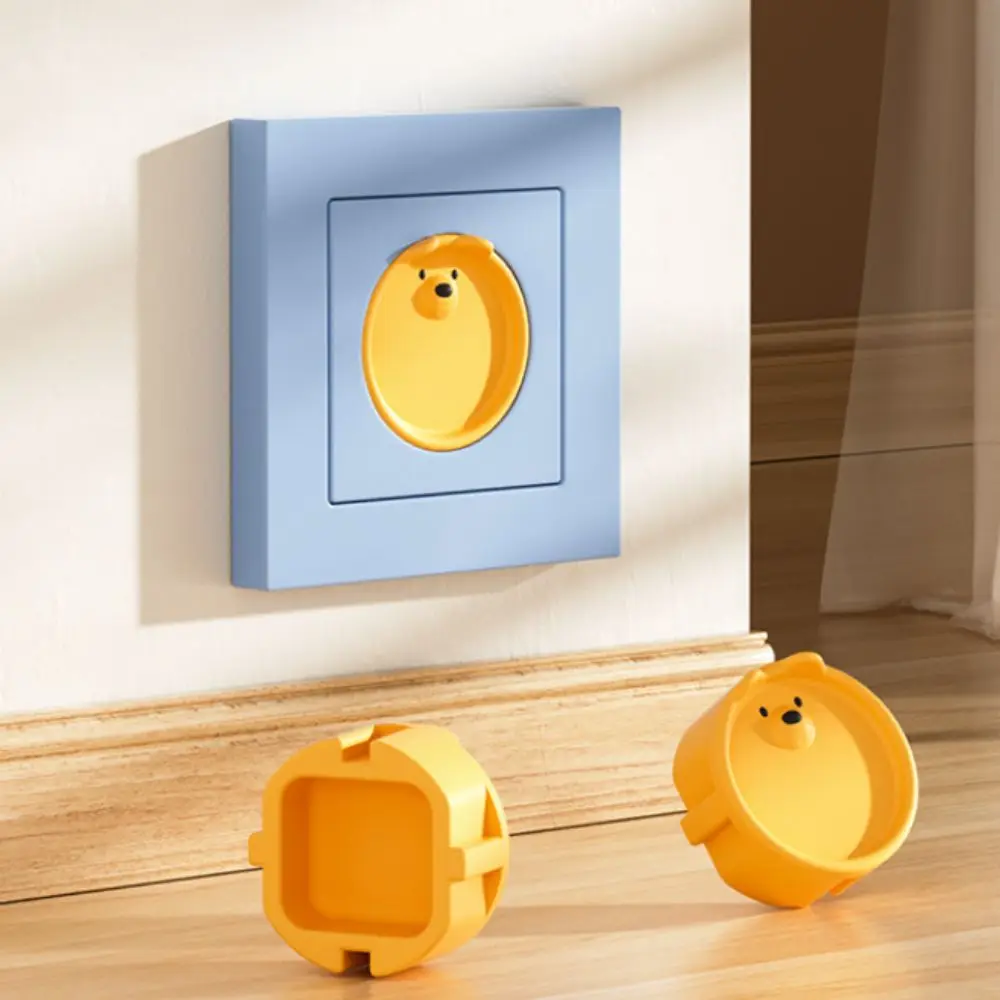 European standard socket protection cover silicone 2-hole 2-phase power socket plug Kid anti-shock dustproof protective cover socket covers