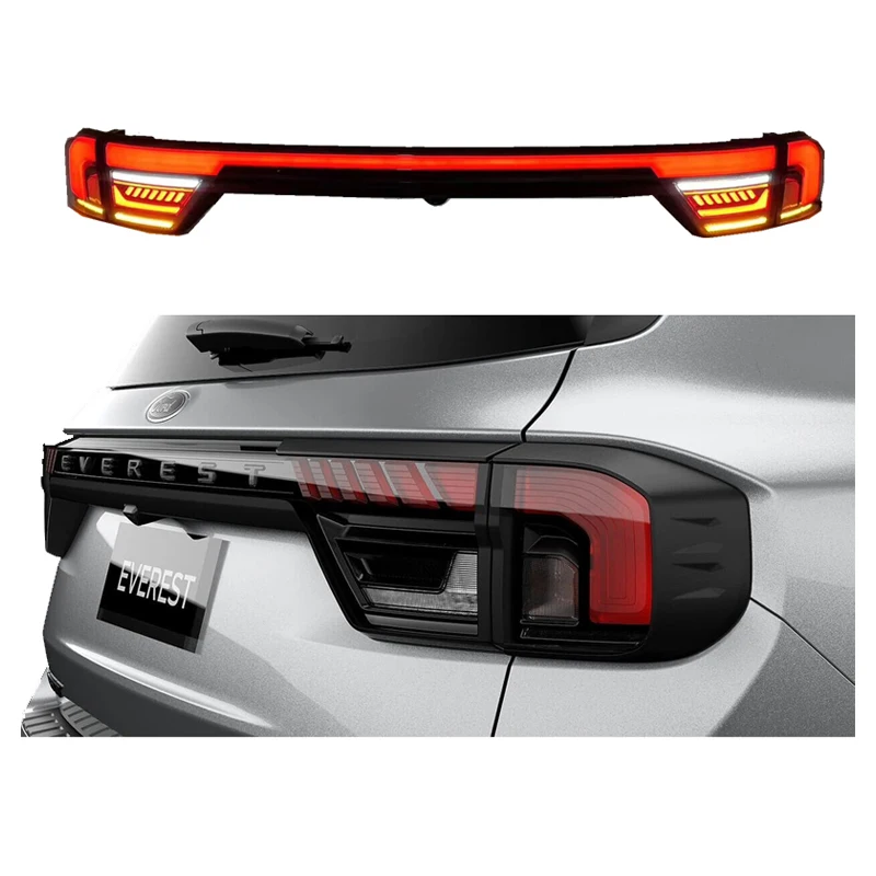 

ABS Rear Light Led Tail Lamp Accessories 2023 for Everest 2022 2023 Auto Lighting System Driving Lights 12V Smoke 12 Months