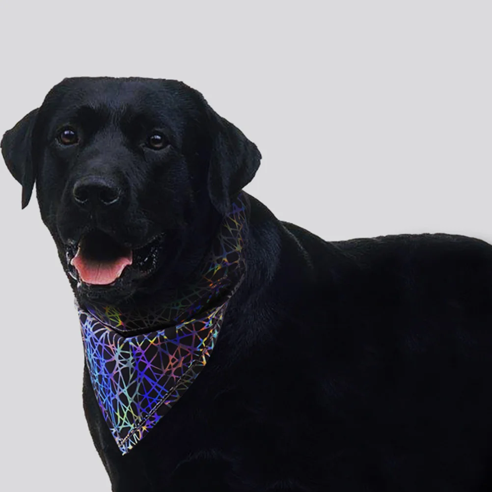 

Reflective Scarf for Puppy Pet Triangle Towel Accessories Dog Safety Bandana Bib
