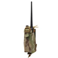 Outdoor Communication Radio Pouch BAOFENG/POFUNG UV5R UV82 Radio Pouch Hunting Tactical Molle Intercom Pouch Walkie Talkie Bag 2