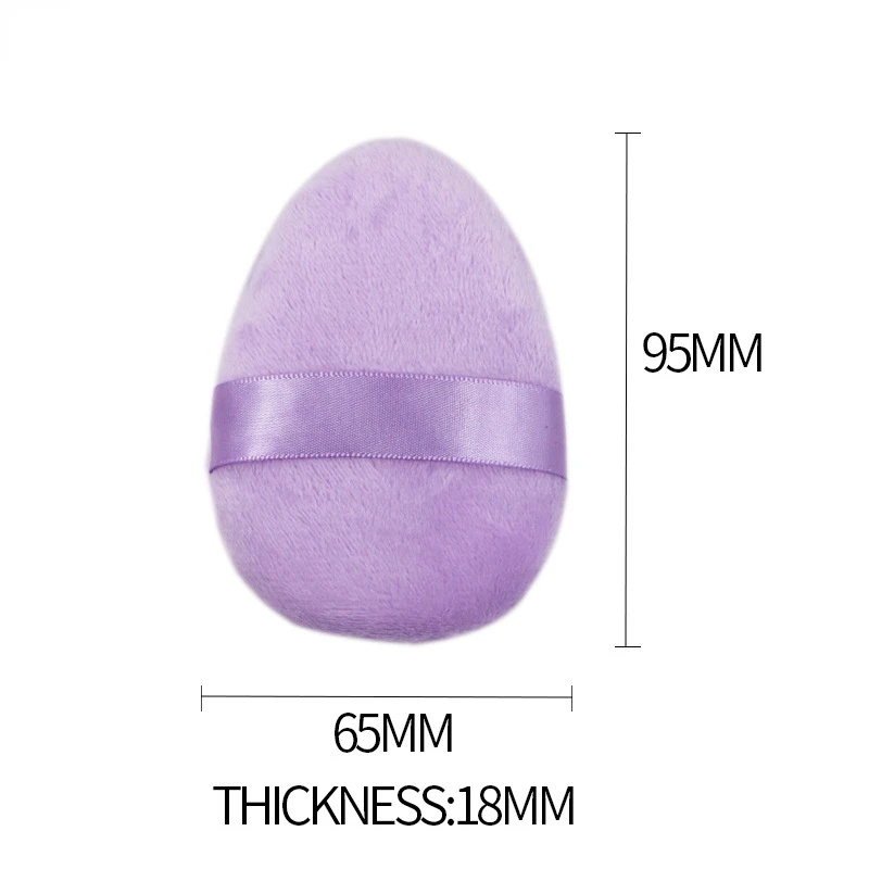 Cotton Purple Powder Puff Large Medium And Small Mini Eye Shadow No Dead Corner Makeup Puff Cosmetic Tool 4