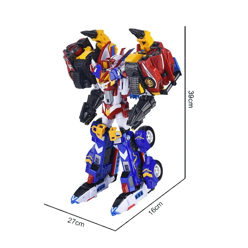 Tobot V Galaxy Detectives Master V Ultimate 6 IN 1 Combiner Robot Toy Car Plane Action Figure ABS 39CM Transformation Model Gift