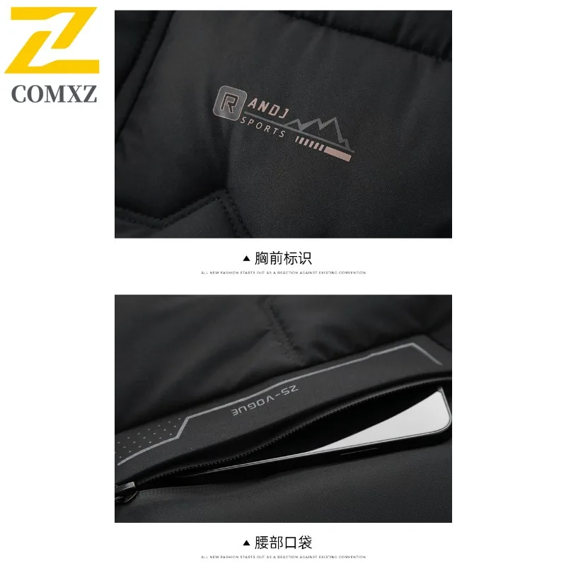 EIAO Men's Winter Padded Work Jacket for Senior Thermal Hooded Coat with Seam-Sealed Technology for Extreme Cold Protection 2025