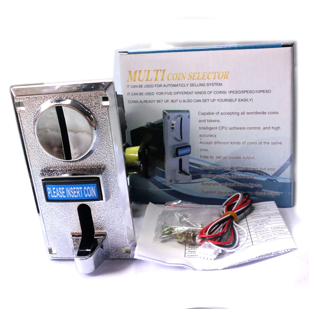 멀티 코인 슬롯 수납기 전자 토큰 선택기 메커니즘, 클로 크레인 아케이드 게임 티켓 자동 판매기, 1PC - AliExpress