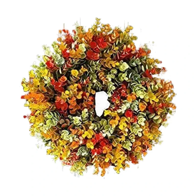 

Festival Imitation Plants Wreath Decoration Halloween Thanksgiving Day 45BE