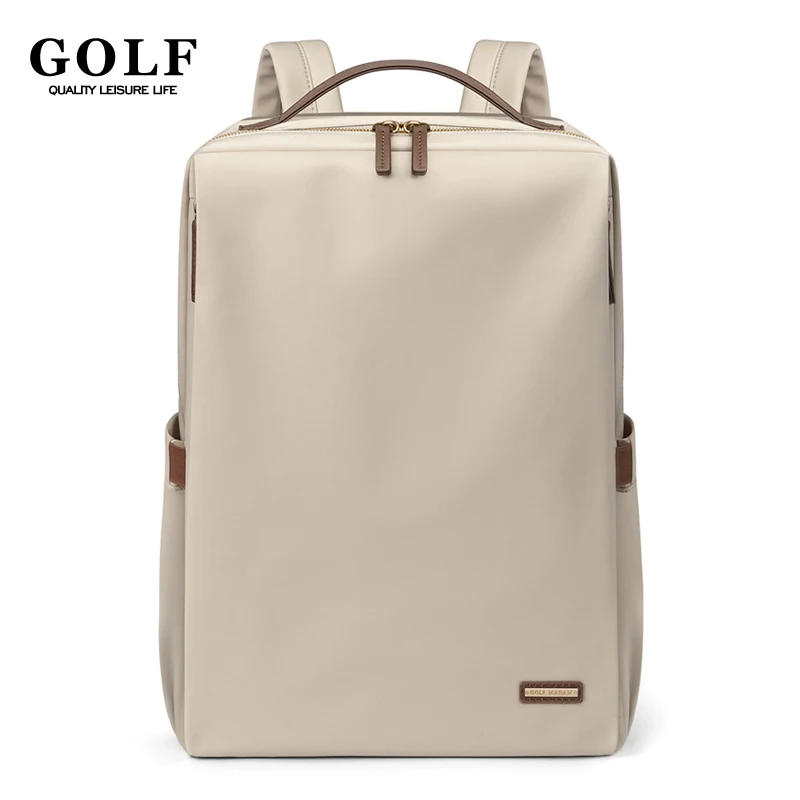 GOLF Women's Backpack Solid Color Nylon Laptop Bag Inch Adult - Technical View