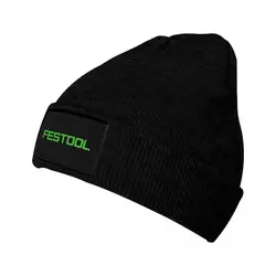 Festool Logo Tools Knit Hat Beanies Autumn Winter Hats Warm Casual Woodworking Caps Men Women