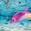 Colorful Inflatable Dolphin Pool Beach Swimming Game Toy Pool Float Water Sports Inflatable Toys for Kids Gifts 5