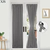 French Door Curtains Rod Pocket Blackout Curtain for Doors with Glass Window Kitchen and Patio Doors for Privacy 1 Curtain Panel 1