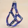 A colorful bone tripod pet dog harness for indoor and outdoor use 2