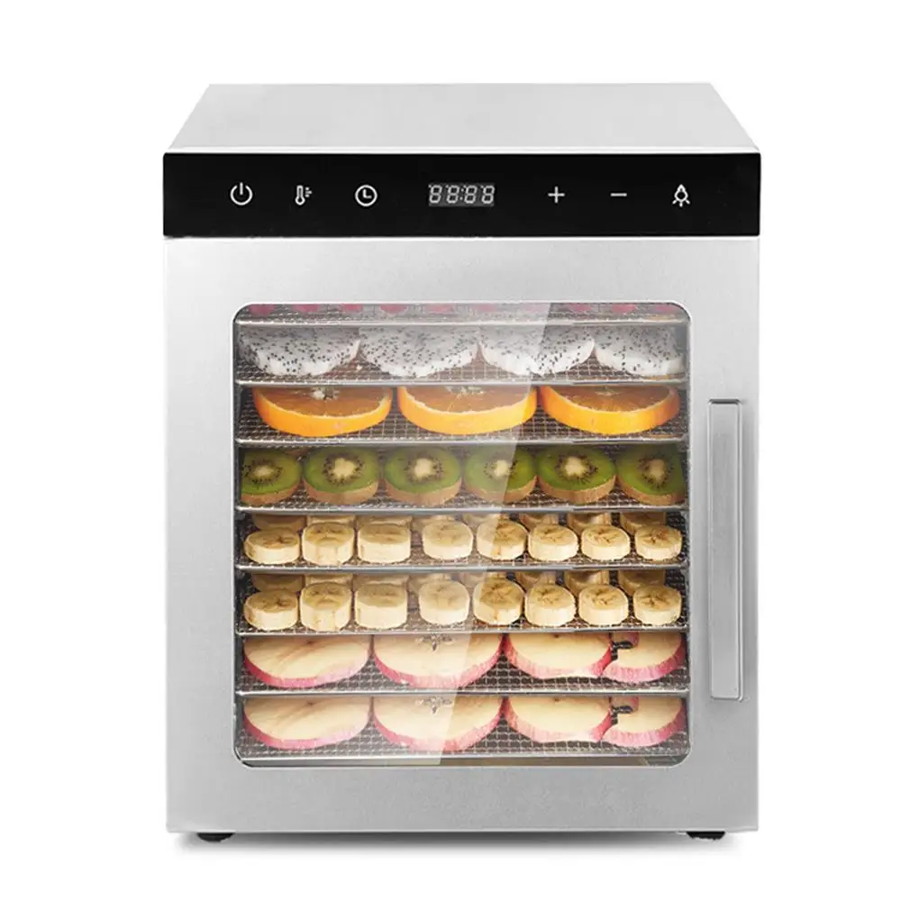 New 8 Layers Fruit Dryer Voedseldroger Essicatore Per Alimenti Intelligent Vegetable Dehydrator Temperature Control