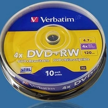 재기록 가능 DVD 및 RW 디스크, 도매 10 개, 4.7GB 4X