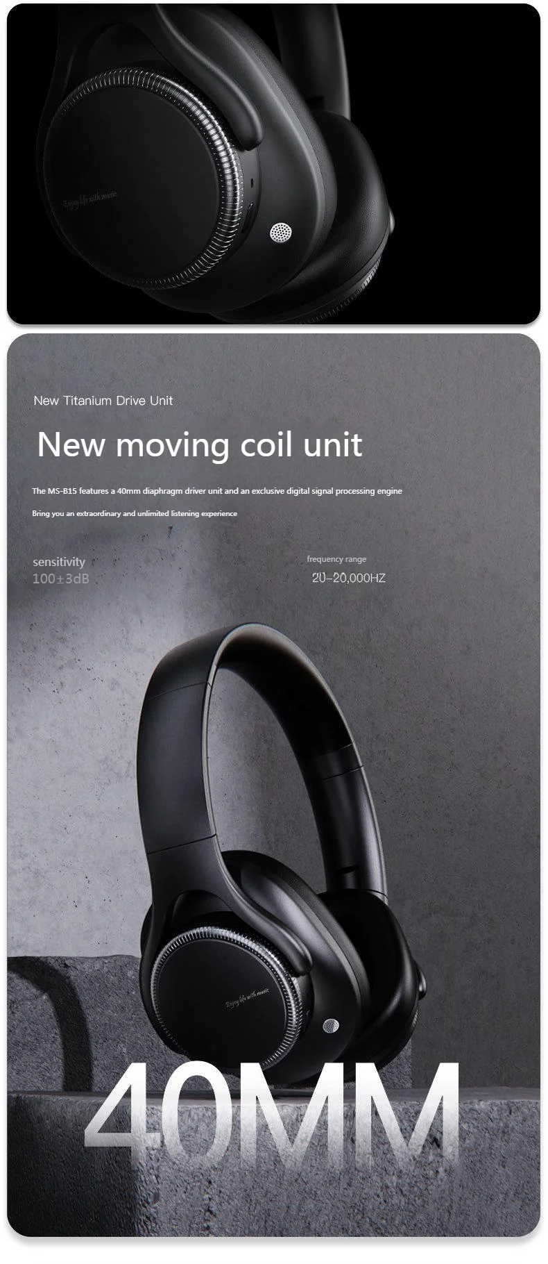Rotary Volume Knob ANC Active Noise Cancelling Over-Ear Wireless Bluetooth6.0 Headphones Head Mounted Foldable Headset With Mic
