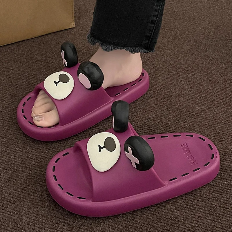

Lovley Slippers Female 2023 Summer Cartoon Cute Indoor Home Slipper Bathroom Couple EVA Thick Sole Slippers Male