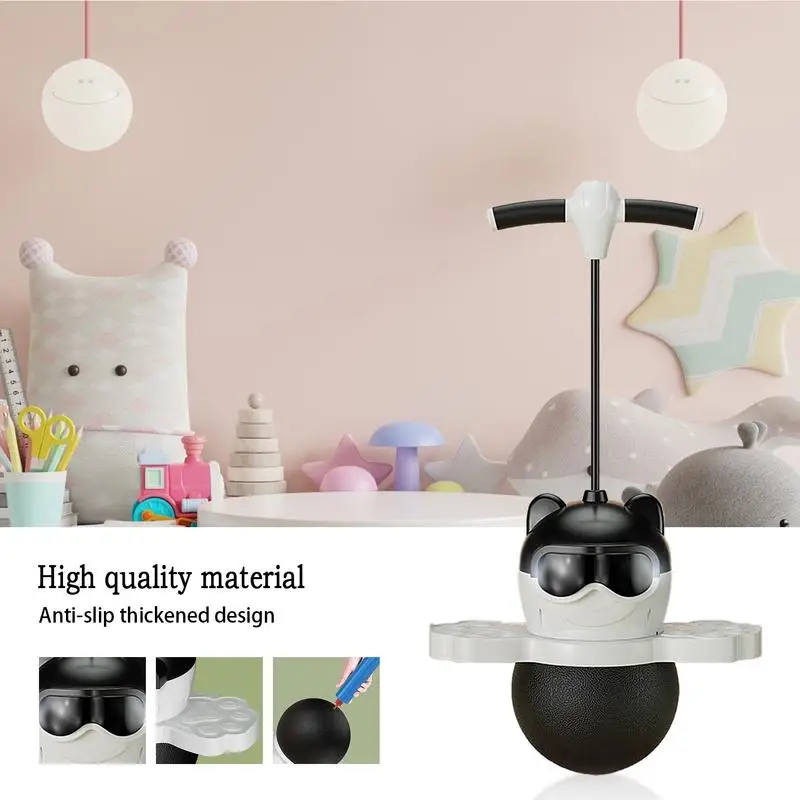 Balance Ball Adjustable Panda Stability Ball Balance Training Equipment Sports Bouncing Training Ball With Non-Slip Handle 4