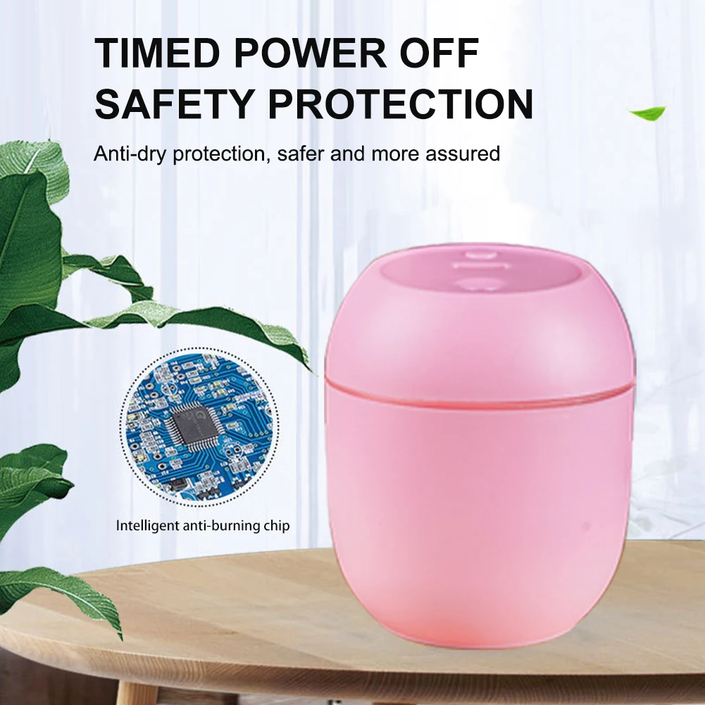 USB Portable Air Humidifier 250ML Essential Oil Diffuser 2 Modes Auto Off LED Light Home Car Mist Maker Face Steamer air humidifier