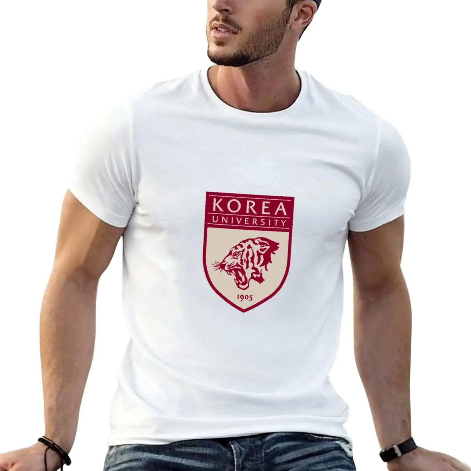 

Korea University Logo (Korean / Hangul / Kpop) T-Shirt boys whites anime graphics mens t shirt graphic