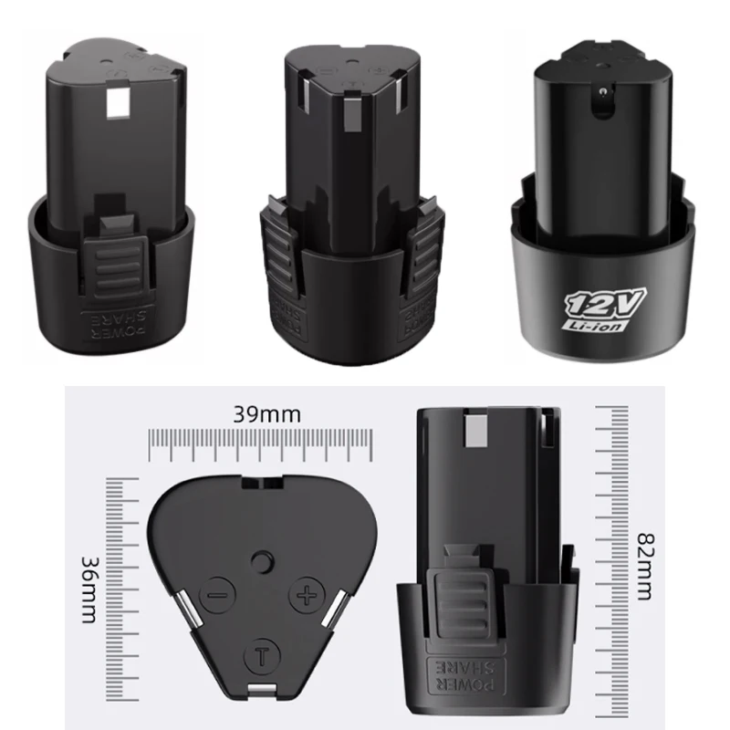 Lithium battery case 12V 10.8V Li-ion for Lomvum DeYun ZhiPu etc