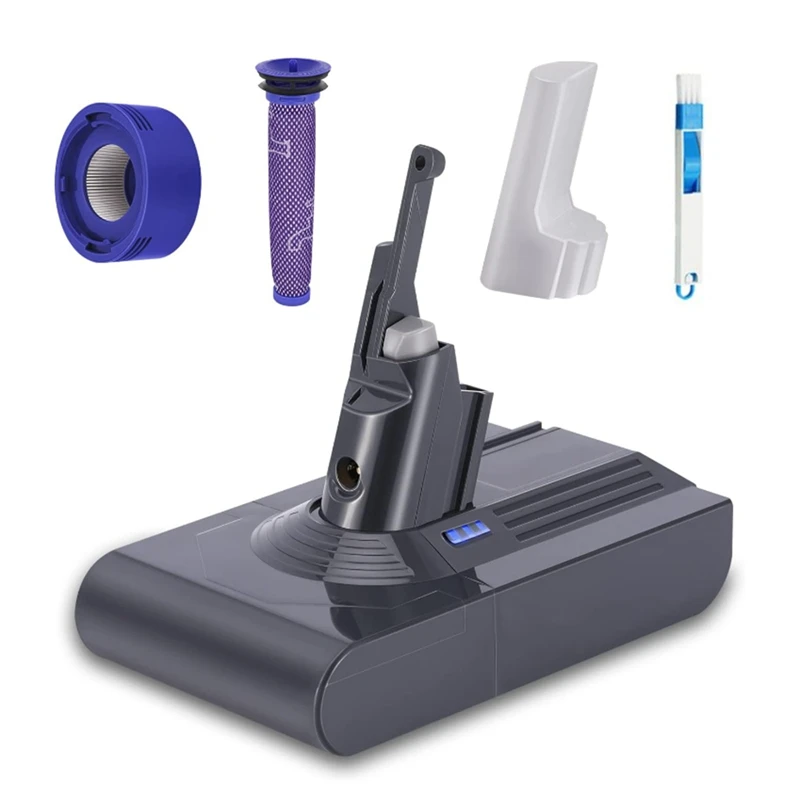 Adattatore Batteria Di Ricambio Hot-2000Mah V8 21.6V Per Aspirapolvere Portatili Dyson V8 Animal/Absolute/Plus/Cord-Free