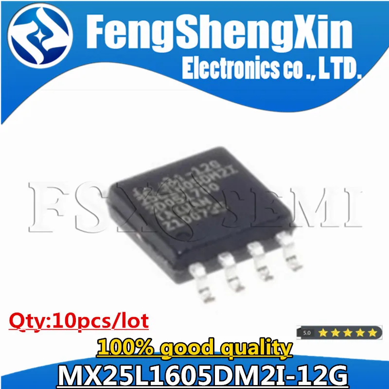 

10pcs MX25L1605DM2I-12G 25L1605DM2I-12G SOP-8 Chips