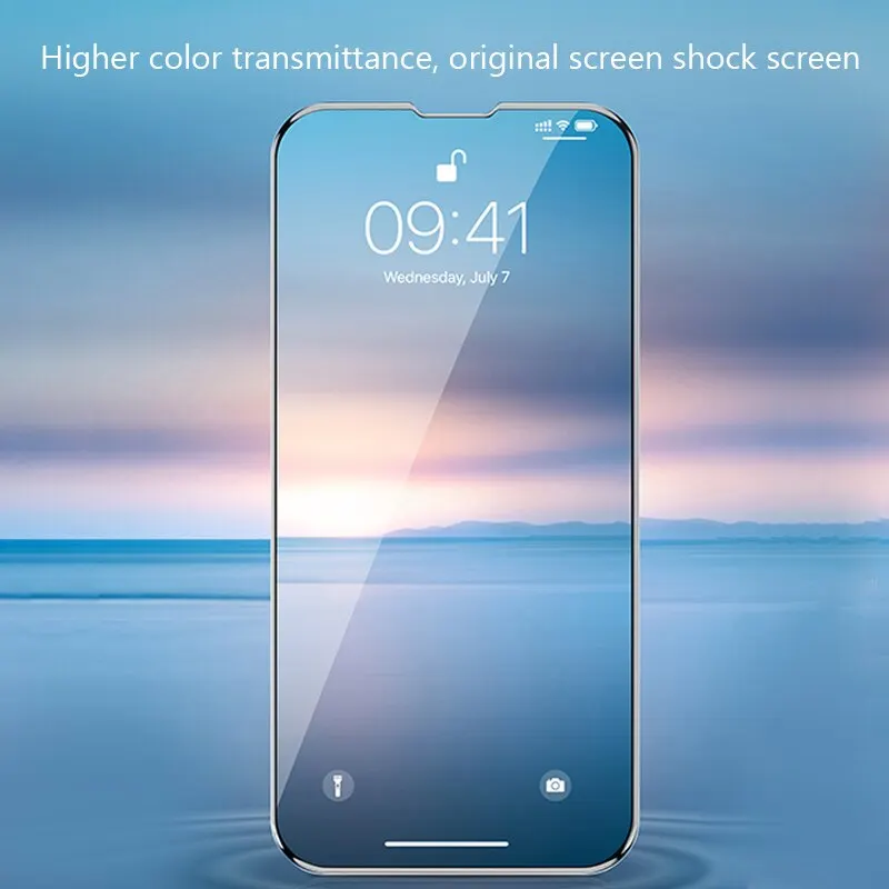 Screen Protector 4PCS Full Cover Tempered Glass for iPhone 11 12 13 14 15 Pro Max Plus Mini