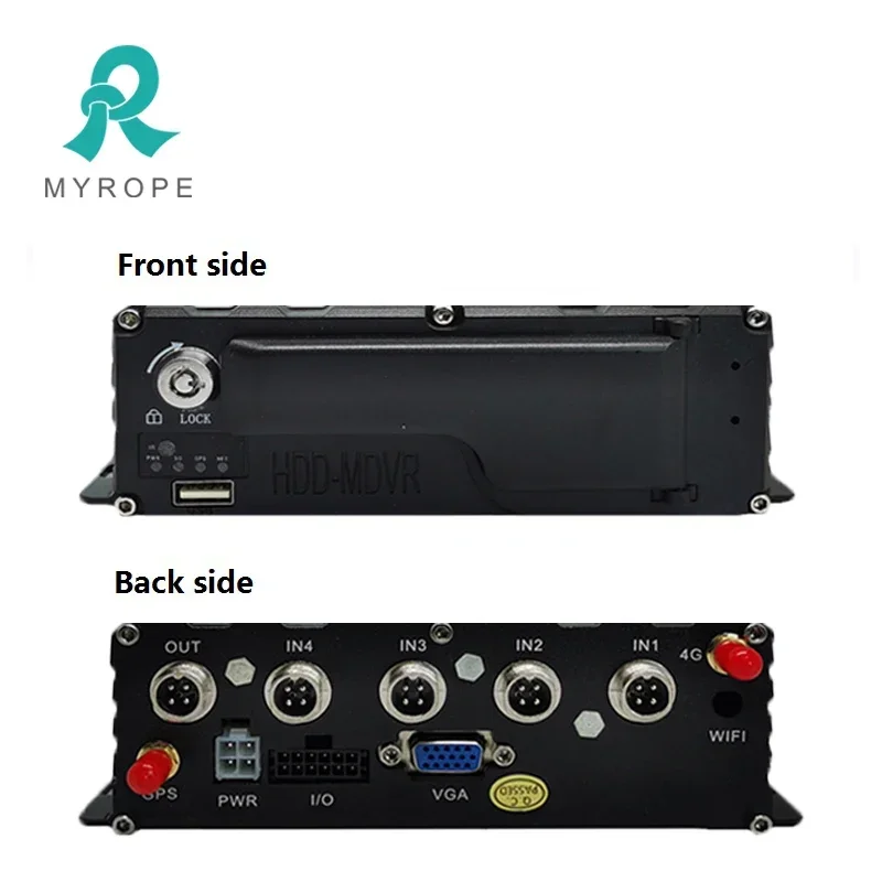 고품질 4채널 1080P 차량용 모바일 DVR 카메라 MDVR 모바일 DVR 트럭 GPS 추적기