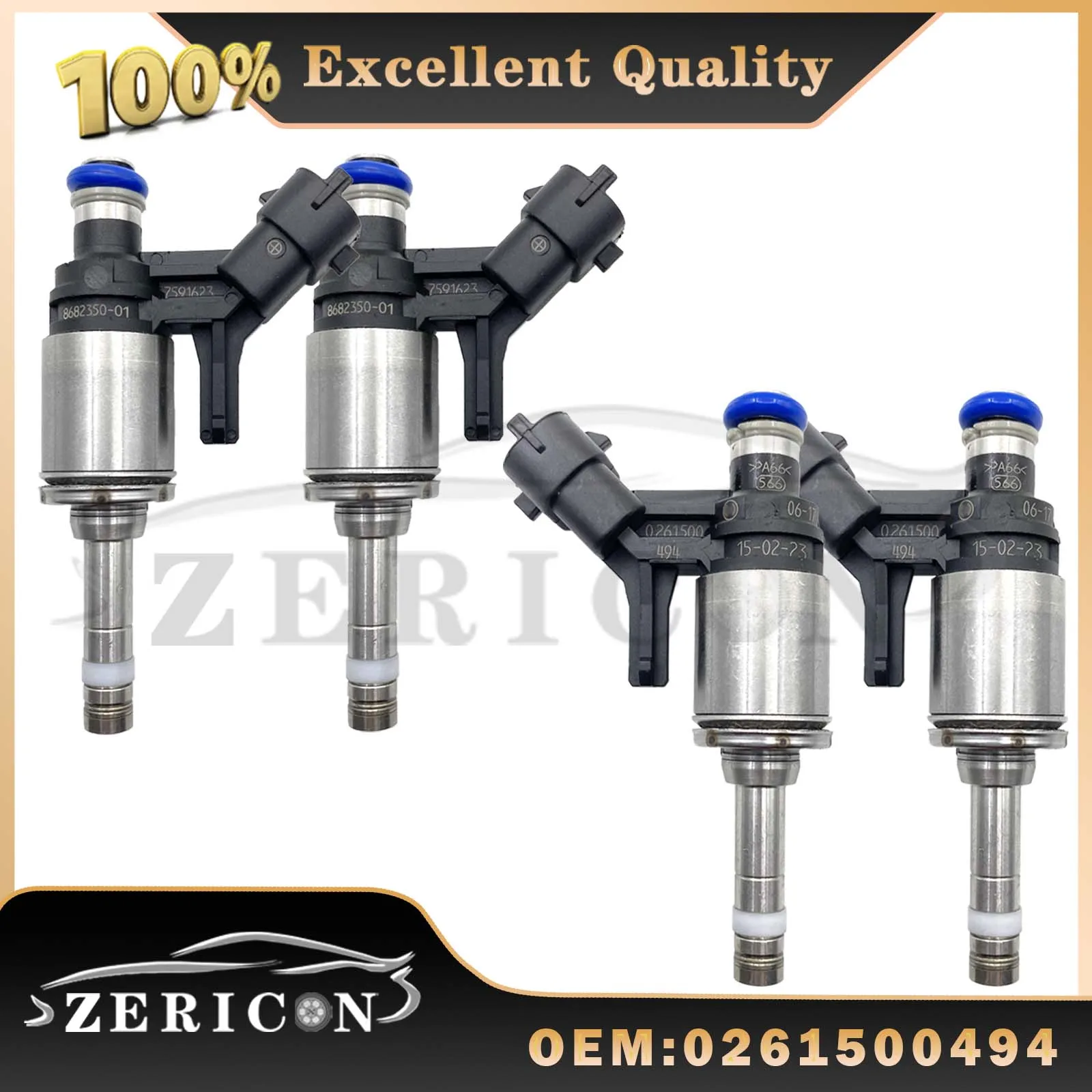 

4PCS Original 95% New 0261500494 Fuel Injectors Nozzle For Citroen Peugeot 1.6 16V for MINI 13538682350 13537591623