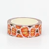 NEW 1X 10M Deco Pumpkin and Green Leaf Autumn Washi Tape for Scrapbooking Planner Masking Tape Kawaii Papeleria 2