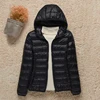 2023 New Women Thin Down Jacket White Duck Down Ultralight Jackets Autumn And Winter Warm Coats Portable Outwear 2