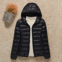 2023 New Women Thin Down Jacket White Duck Down Ultralight Jackets Autumn And Winter Warm Coats Portable Outwear 2