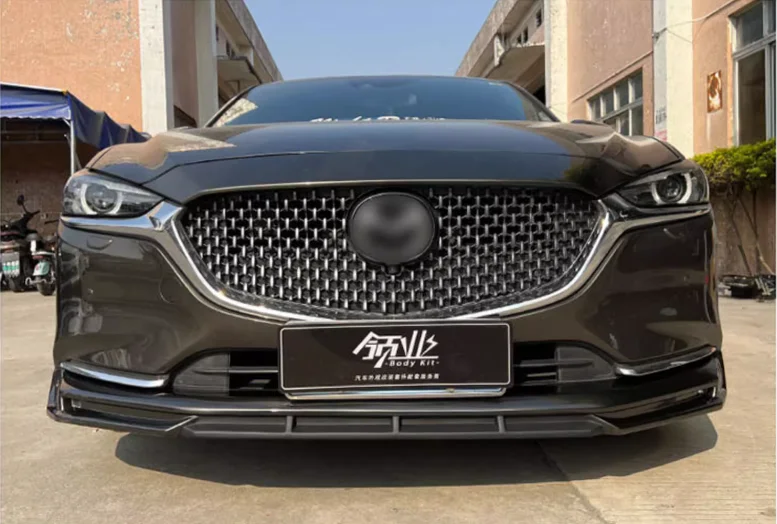 MJXTSUTH Frontspoiler Für Mazda 6 2020-2023 - Sportlicher Bumper Lip Mit Anti-Kollisionsschutz