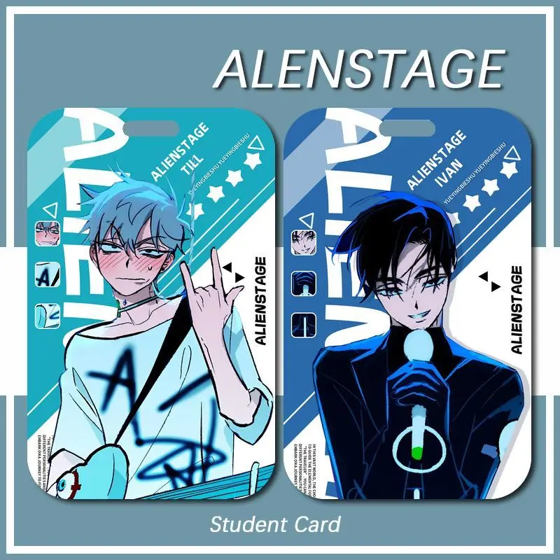 エイリアンステージivan & Jatカードカバー、アニメーション