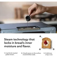 5 Cooking Modes - Sandwich Bread, Artisan Bread, Pizza, Pastry, Oven | Compact Design 2