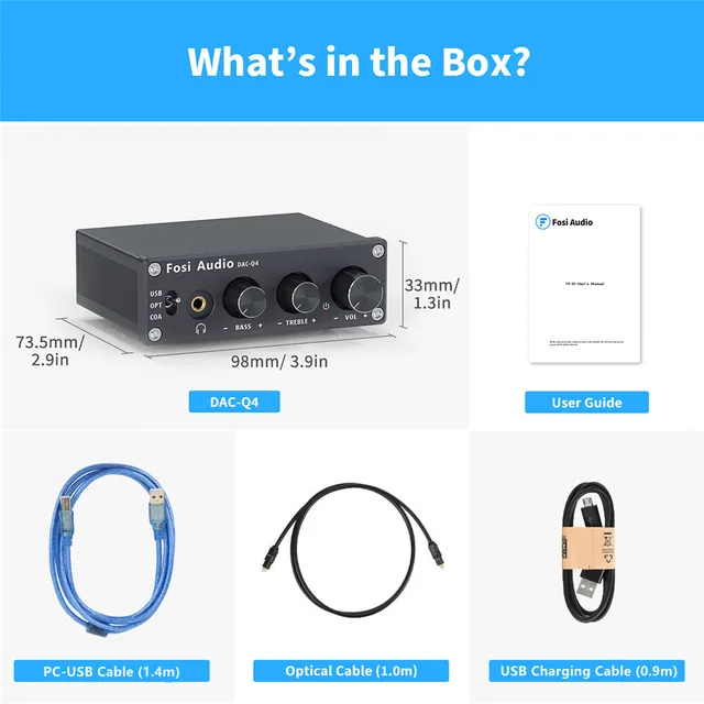 Fosi Audio Q4 Mini Stereo Usb Gaming 