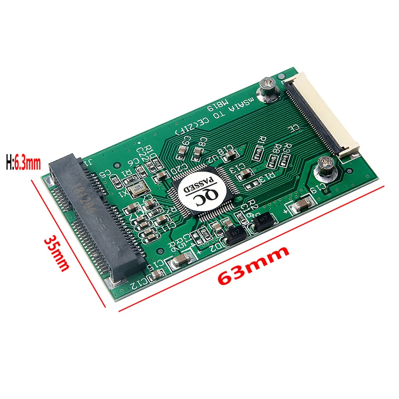 MSATA to CE ZIF   , ̴ SATA mSATA PCIE SSD, IPOD ù Ÿġ SSD, 1.8 ġ ZIF CE  ī, 40 