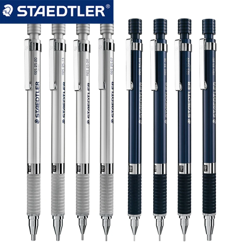 Germany STAEDTLER 925 25/35 metal rod drawing automatic movable pencil metal rod drawing pencil 0.3/0.5/0.7/0.9 mechanical pencil set mechanical pencils mechanical pencil refill mechanical pencil refills