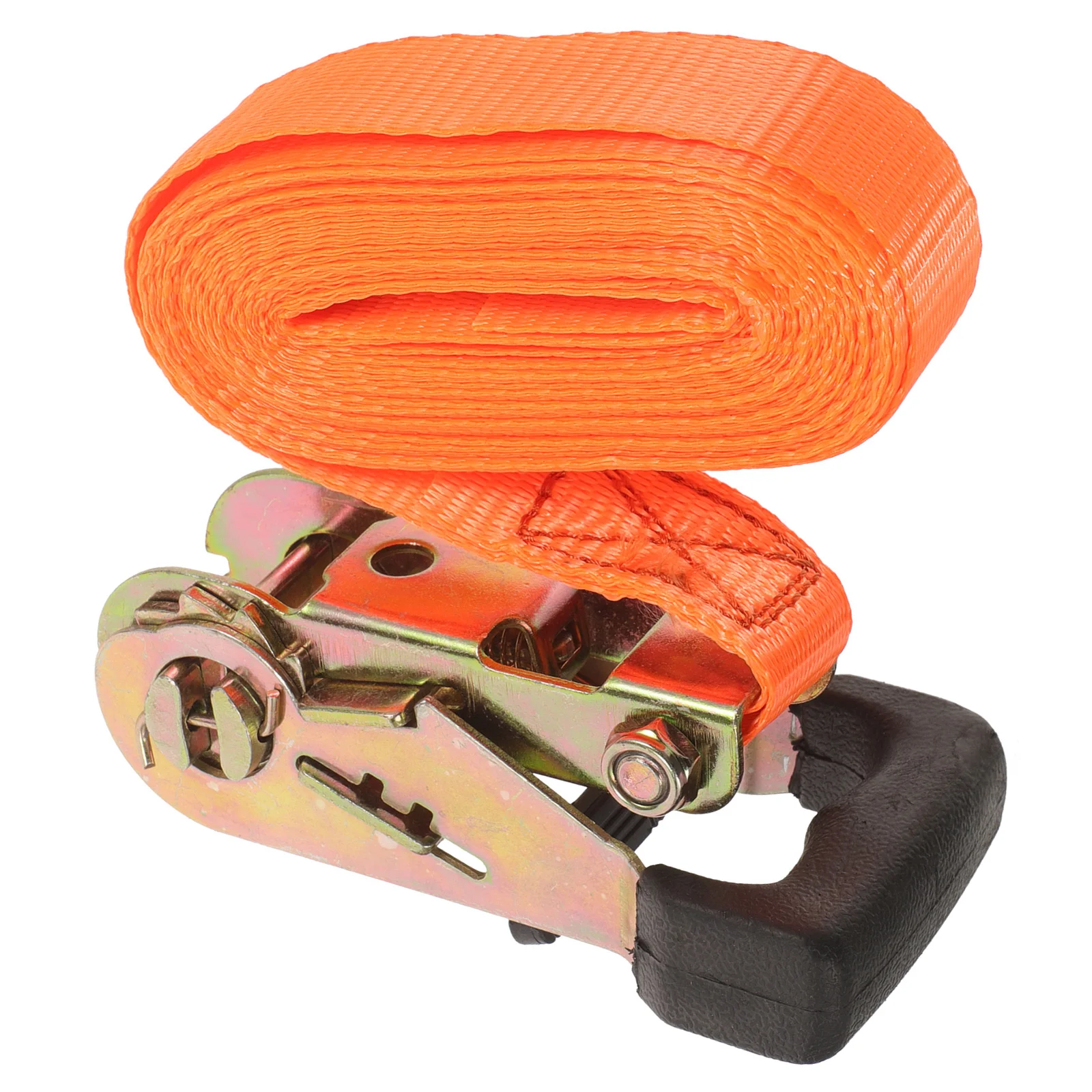 

Ratchet Tie Down Strap Truck Luggage Lashing Strap Cargo Fixing Strap Goods Tie Fixing Strap(5 Meters)