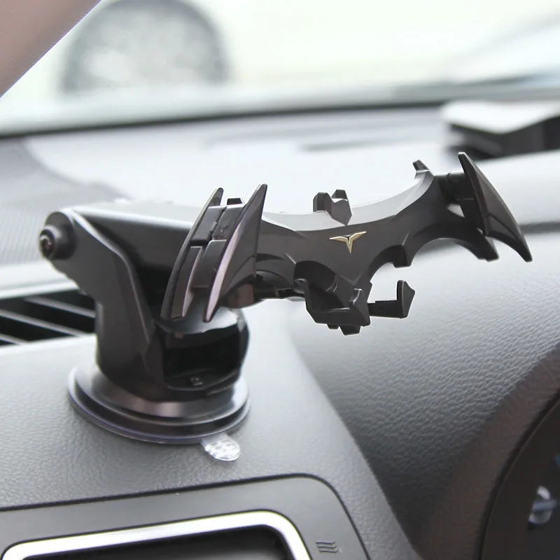 Support De Téléphone Voiture En Forme D'aile De Chauve-souris - Universel, Clip Grille D'aération, Rotatif 360°