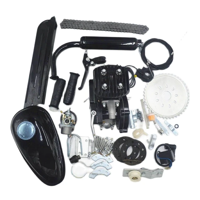 Meiandian 50/80/100cc Fahrrad Benzinmotor Kit 2-Takt Pocket Bike