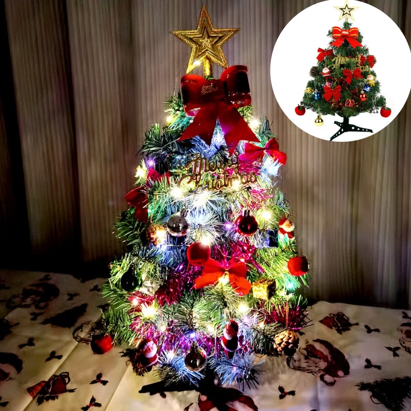 45cm Artificial Christmas Tree Decorations Pendant Home Hotel Small Christmas Decoration Desktop Decoration christmas tree ornaments collapsible christmas tree mini christmas tree