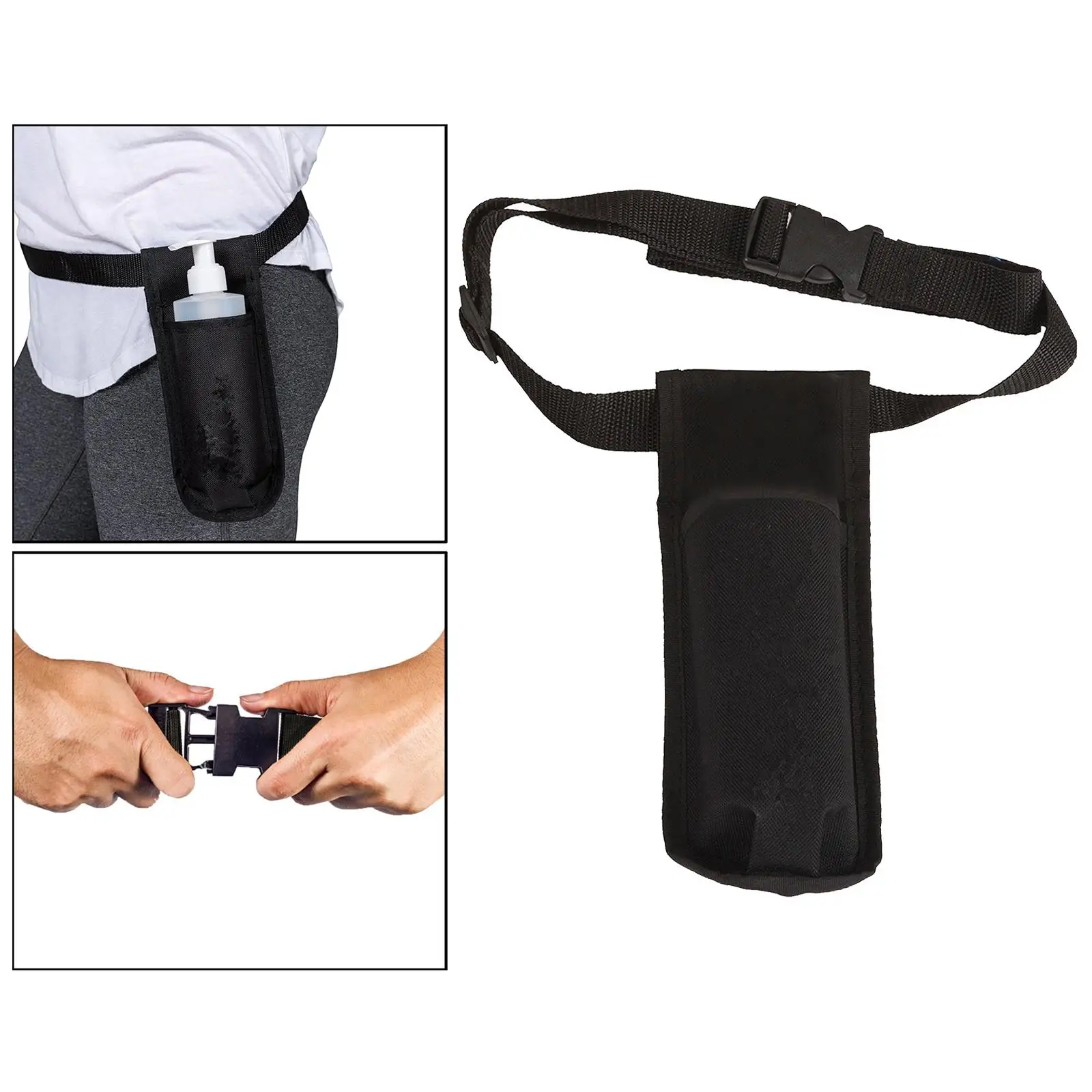 Single Massage Oil Dispenser Waist Belt Holder for Massagist 20x6cm massage oil dispenser belt