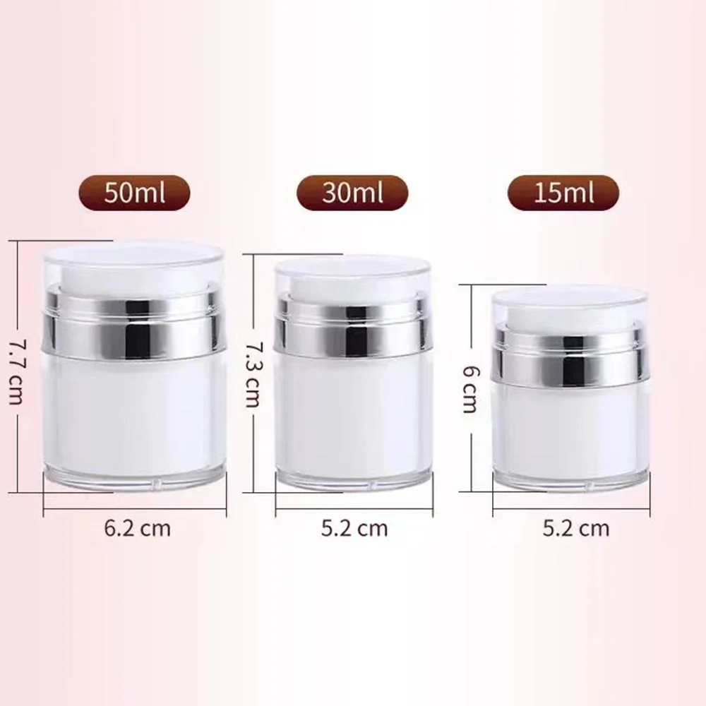 아크릴 진공 크림 병, 화장품 포장 병, 로션 병, 15ml, 30ml, 50ml, 100ml